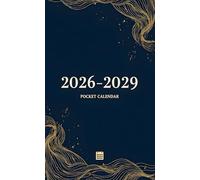 2026-2029 Pocket Calendar: 4-Year Monthly Planner 2026 2029 for Purse with Personal Information, Contacts, Reminders, Notes & Ideas - One Month Across Two Pages for Easy Pocket Organization