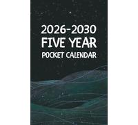 2026-2030 Five Year Pocket Calendar: 5 Year Monthly Planner Organizer Two Pages Per Month From January 2026 To December 2030 with Holidays Small 5x8