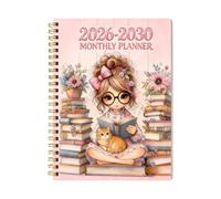 2026-2030 Monthly Planner 5 Year Spiral Bound Journal with Thick Paper