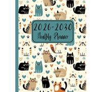 2026-2030 Monthly Planner: Comprehensive 60-Month Appointment Book with Holiday Listings, Events Tracker, and Clean Monthly Design | Designed for Cat Aficionados