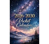 2026-2030 Pocket Calendar: Simple & Elegant Five-Year Monthly Planner for Planning, Notes & Everyday Organization.