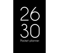2026-2030 pocket planner: 5 Year from Jan 2026 - Dec 2030 with Inspirational Quotes and Phases of the moon