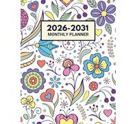 2026-2031 Monthly Planner 6 Years: Two Pages Per Month From January 2026 to December 2031 with Federal Holidays