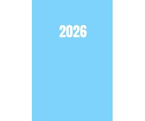 2026: A5 Weekly Diary Jan 26 - Dec 26 Full Year Week To View On 2 Pages Weekly Journal Agenda WO2P Planner with Moon Phases, UK & US Holidays, Notes ... Aqua Bright Electric Carolina Serenity Ice