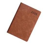 2026 Academic Planner Daily Journal 360 Pages Dated Softcover Leather Day for Daily Scheduling 8.46x5.7Inch Travel Work