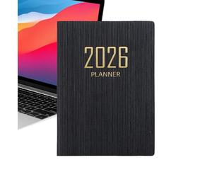 2026 Agenda de Poche pour Sac à Main - Journal A7 Version Anglaise - Carnet Agenda 365 Jours Version Anglaise,pour Emploi du Temps Objectifs Notes Scolaire Université Entreprise Famille Étudiant