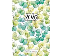 2026 Agenda Settimanale Verticale: 12 Mesi da Gennaio a Dicembre 2026 | La Settimana su una doppia pagina | Pianificatore Italiano