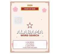 2026 ALABAMA word search: 500 Alabama Themed Puzzles for Adults