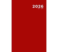 2026, am-pm: Diary / Daily Planner and Appointment Book, Red