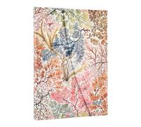 2026 Anemone (William Kilburn) Midi 12-month Vertical Hardcover Flexi Dayplanner 2026 (Wrap Closure)