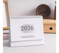 2026 Anglais Version Calendrier Gradient Calendrier De Bureau Créative Bobine Calendriers Planificateur De Bureau Décoration Bureau Papeterie Pour Un An Planification D'itinéraire
