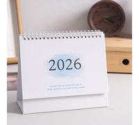 2026 Anglais Version Calendrier Gradient Calendrier De Bureau Créative Bobine Calendriers Planificateur De Bureau Décoration Bureau Papeterie Pour Un An Planification D'itinéraire