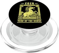 2026 Année du Cheval Nouvel an Chinois Zodiaque Lunaire PopSockets PopGrip pour MagSafe