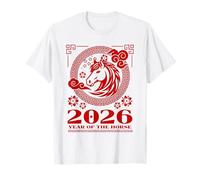 2026 Année du Cheval - Nouvel an Lunaire Chinois Zodiaque T-Shirt