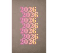 2026 Annual Planner: anuary to December Calendar Simple Weekly and Monthly Organizer, 6' x 9' perfect size calendar to take it anywhere with you