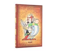 2026 Asterix & Obelix (The Adventures of Asterix) Mini 12-month Horizontal Hardcover Flexi Dayplanner 2026 (Elastic Band Closure)