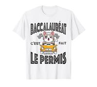 2026 Baccalauréat Cadeau de félicitation permis conduire T-Shirt