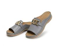 2026 Beach Slides Footwear Orthopedic Slides For Women With Arch Support Fashion Comfort Metal Straps Sandals Ladies Orthotic Slip On Sandals Casual Daily Wear Shoes (Grey,40)