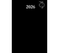 2026 Black Diary Planner: With Habit Tracker, Goal Tracker And Monthly Calendar