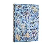 2026 Blue Willow (Celebrate Hanfu) Mini 18-month Horizontal Hardcover Flexi Dayplanner 2025-2026 (Wrap Closure)