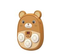 2026 Boîte musicale murale pour enfants - Appareil d'entraînement de boxe de sport intelligent pour anniversaire (marron, 32 cm)