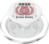 2026 Bonne Année - Design Rétro Disco Boule à Facettes PopSockets PopGrip pour MagSafe
