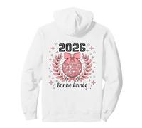2026 Bonne Année - Design Rétro Disco Boule à Facettes Sweat à Capuche
