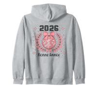2026 Bonne Année - Design Rétro Disco Boule à Facettes Sweat à Capuche