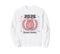 2026 Bonne Année - Design Rétro Disco Boule à Facettes Sweatshirt