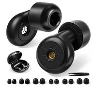 2026 Bouchon d'Oreille pour Dormir 50dB Souple Réutilisable | avec Boule Quies Anti Bruit avec Boîtier, 6 Paires d’Embouts Silicone et 1 Paire Mémoire de Forme pour Sommeil Voyage Concert