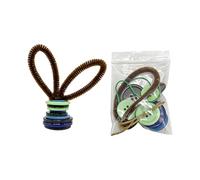 2026 Boutons de lapin de Pâques - Idée de bricolage - Boutons de lapin de Pâques à suspendre, adaptés aux cheminées, poignées de porte ou (vert, 8 x 8 cm)