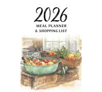 2026 Budget Meal Planner & Shopping List: 52-Week Grocery Price Organizer and Menu Tracker | Minimalist Food Journal for Reducing Waste & Saving Money on Groceries