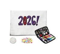 2026 Button Calendar: Sewing Your YearOne Button At A Time, Calendriers Muraux À Boutons Brodés Pour Débutants, Kit De Loisirs Créatifs Pour Réaliser Soi-même Son Calendrier Mensuel