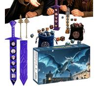 2026 Calendar Advent Dice Set Chrstmas Role Playing Table Game