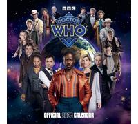 2026 CALENDAR DOCTOR WHO CLASSIC EDITION MONTH TO VIEW SQUARE WALL CALENDAR OFFICIAL PRODUCT