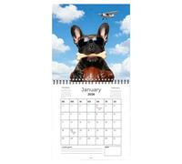 2026 Calendar - French Bulldog 12 Month Planner | Paper with Monthly Notes Holidays, Cute Decorative Organizer, Academic Appointment Tool, Gift for Home, Office, School and Dorm