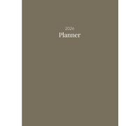 2026 Calendar, Simple Stylish Neutral Brown Beige Cover: 365 Day Schedule Plan, Jan- Dez, Extra Space For Notes, Goal Tracking, Daily & Monthly Planner