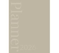 2026 Calendar, Stylish Neutral Light Brown Beige Tone On Tone Cover: 365 Day Schedule Plan, Jan- Dez, Extra Space For Notes, Goal Tracking, Daily & Monthly Planner