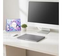 2026 Calendrier de bureau, calendrier de bureau debout, calendriers de liaison en, 25x25.5x1,6 cm, œuvres d'art floral esthétique, pages faciles à flux, idéal pour la maison, l'école, la class