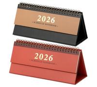 2026 Calendrier De Bureau, Environnements Multi-usages, 7.5x2.13x9.3 Cm, Déchirure Du Calendrier De Table Mensuel, Fournitures De Bureau Décoratives, Design Fonctionnel Mais Décoratif, Pour La Planifi