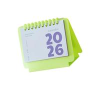 2026 Calendrier De Bureau Planificateur Quotidien Plastique Coubelle Liaison Portable Portable Calendrier Mensuel Memopad Pour Planification Bureau Planification Quotidienne Planificateur
