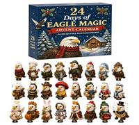 2026 Calendrier De L'Avent De Noël Highland Cow BoîTe Surprise Décoration Charme Acrylique 2D - Calendrier De Compte À Rebours 24 Jours Highland Cow Idéal Pour Noël