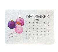 2026 Calendrier du planificateur - 12 mois de planificateur | Calendrier de planification pour le ménage, le bureau, les leçons | Accessoire organisationnel pour la maison | Pratique pour l'aperçu ann