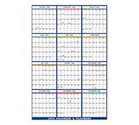 2026 Calendrier - grand planificateur de mur, conception pliable effacée, agenda académique | Organisateur de décoration à domicile pour Office Family College, enseignant en classe étudiant quotidien