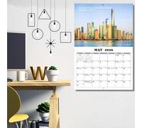 2026 Calendrier Paysage - Calendrier Mural Avec Paysages Du Monde 12 Mois | Agenda Avec Vues Enchanteuses Pour L'école Bureau Maison Appartement