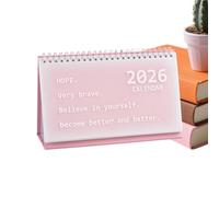 2026 Calendriers de Bureau,Style Coréen Planificateur Mensuel Portable | Calendrier De Bureau Facile À,pour Enseignants Salles de Classe Bureaux École Famille Réfrigérateur Maison Travail