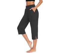 2026 Capris d'été décontractés pour un usage quotidien avec fentes latérales Design élégant et confortable Parfait pour les t-shirts et les gilets Idéal pour les activités par temps chaud (GY2, XXL)