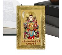 2026 Carte de protection, objet de collection en cuivre comme de bénédiction et | Cartes de bonheur pour l'année du cheval chinois, pour atteindre le bonheur, la richesse et la prospérité