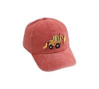 2026 - Casquette de dessin animé voiture garçon chapeau enfant baseball été fille camionneurs enfants soleil enfants chapeau écharpe à enfiler tout-petits, Rouge pastèque, taille unique