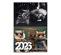 2026 Cat Calendar | 12 - Month Fashion Cat Calendar for Home | Twin-Wire Binding, Jan - Dec 2026, Wall Planner for Home Decor Living Room Office School Family Scheduling Planning